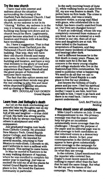 Gail's letter to the Press, July 26, 1990